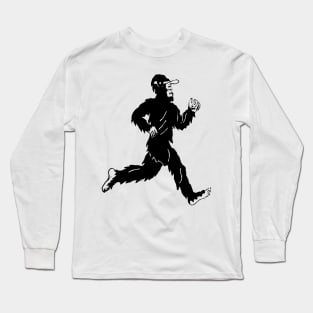 Bigfoot Running Long Sleeve T-Shirt